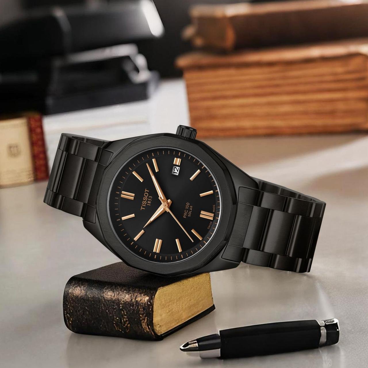 52 Tissot 1853 PRX Gold Luxury Edition