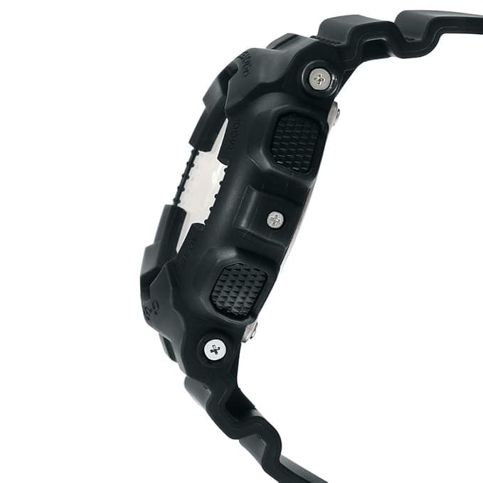 G-Shock GA-100-1A1DR Analog-Digital Black Dial Men Watch Black - Image 4