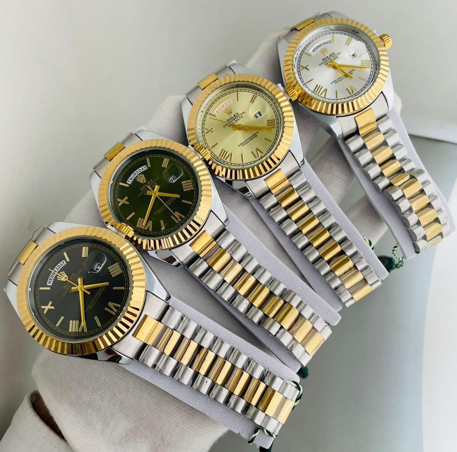 Rolex M39 Two-Tone President Mens Watch - Image 2