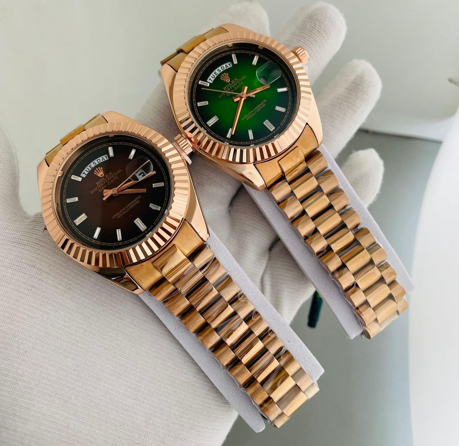 3 Rolex M39 Two-Tone President Mens Watch