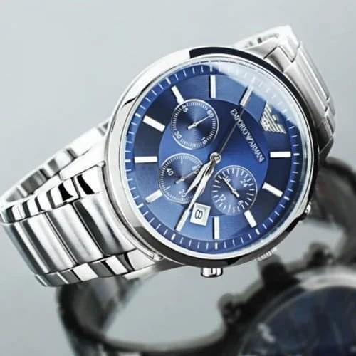Emporio Armani Black Chronograph Men's Watch - Image 4
